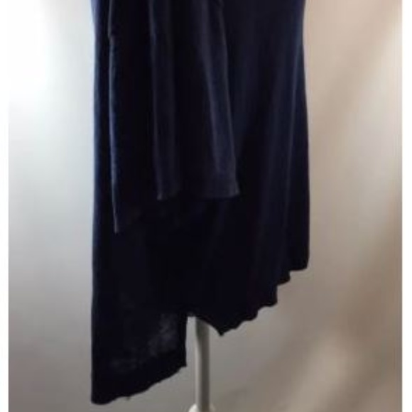 We The‎ Free People Womens Oversized Tee Size S Blue Rough Edge Loose Fit Boho - Picture 5 of 8